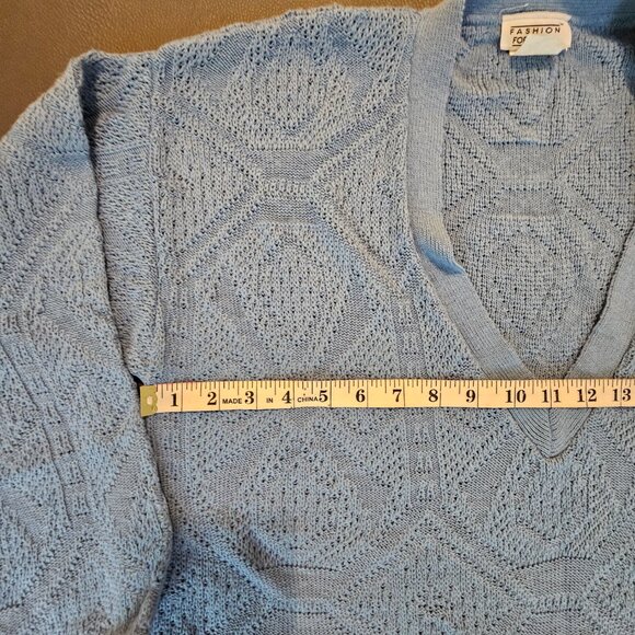 Fashion Formulas Blue Blouse - Picture 2 of 5